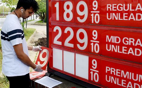 gas prices under $3 p